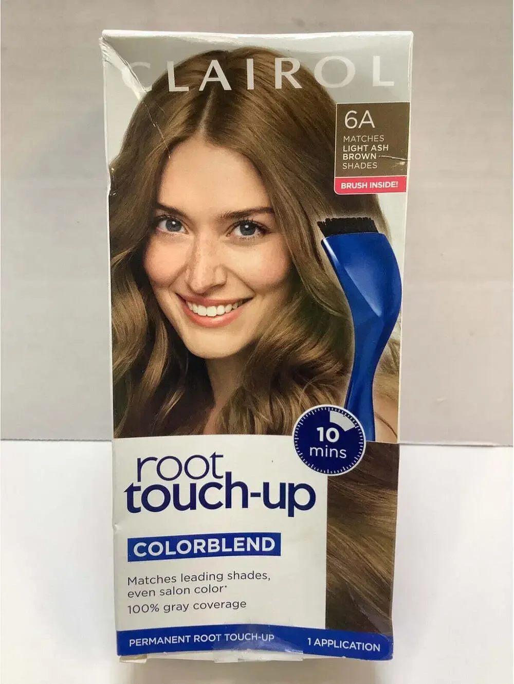Clairol Permanent Root Touch-Up Hair Color – 6A Light Ash Brown, 5 Pack